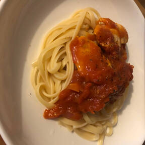 Pasta Mit Hahnchen In Tomaten Butter Sosse Kitchen Stories Videorezept