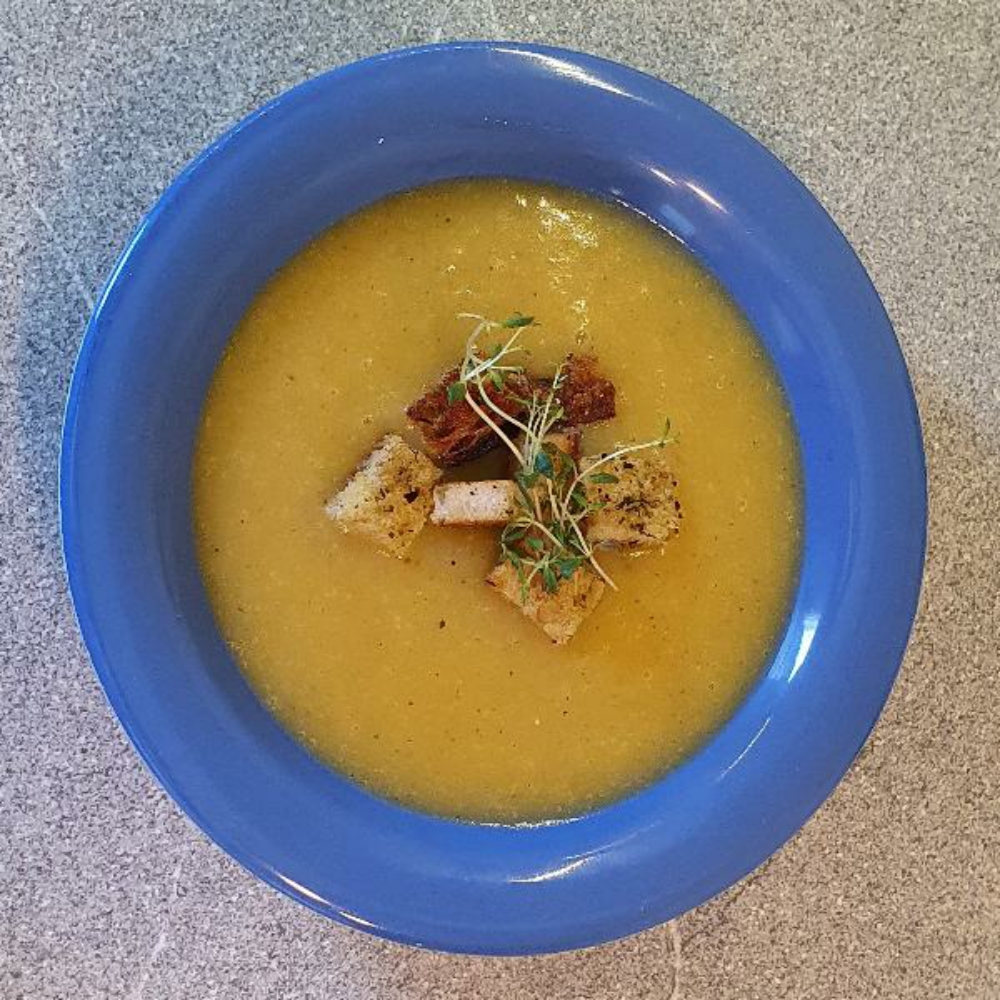 Einfache Kartoffelsuppe