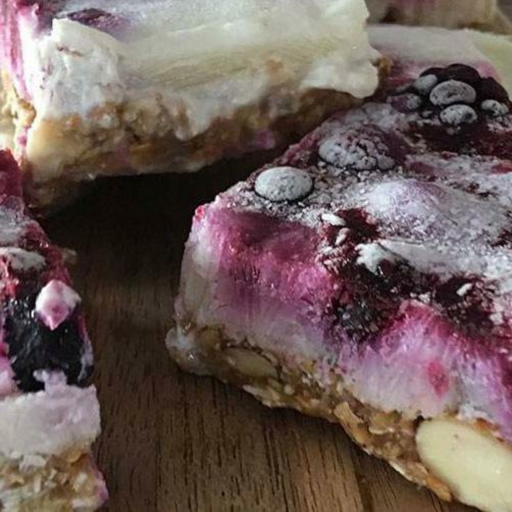 Frozen Joghurt Berry Bars