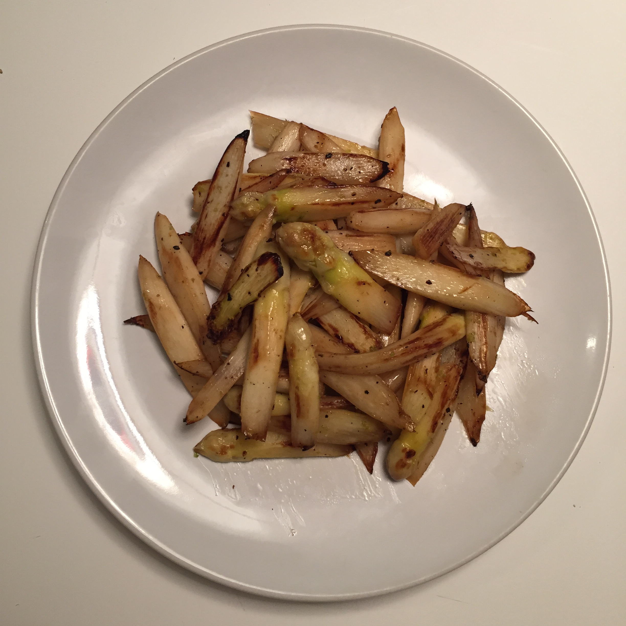 Gebratener Spargel mit Limette