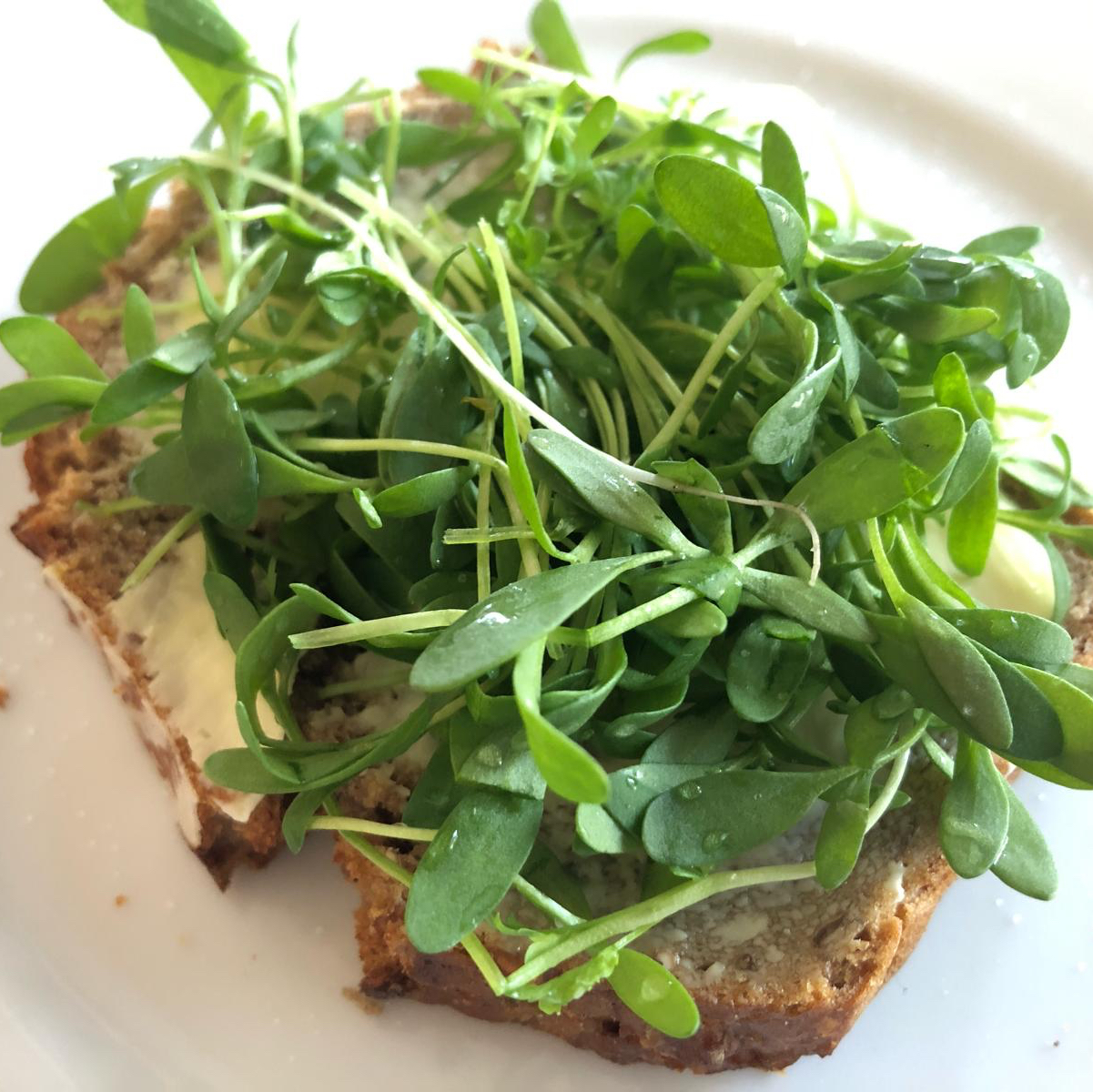 Watercress bread