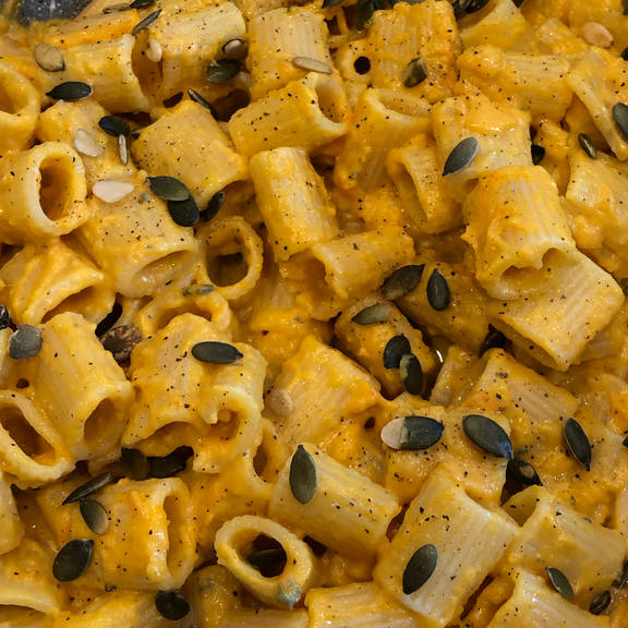 Pumpkin Blue Cheese Rigatoni (pasta) Recipe Kitchen Stories