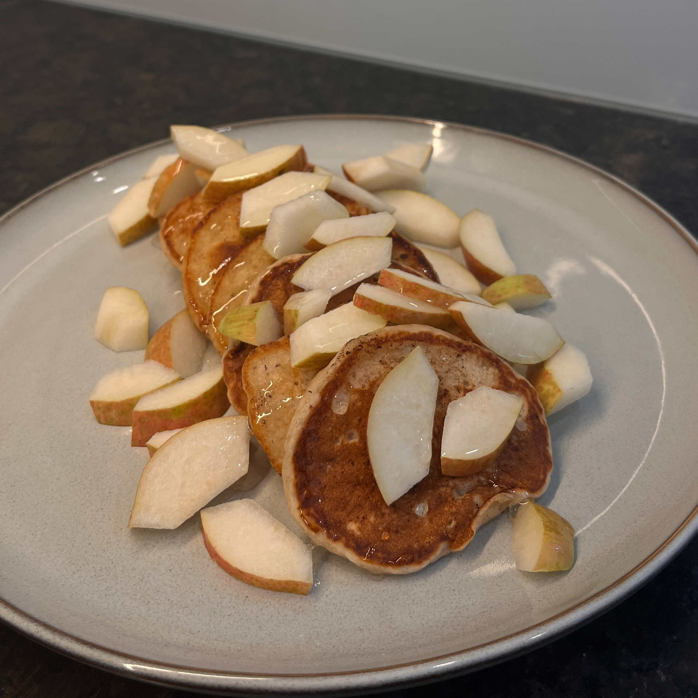 einfache Bananen Pancakes