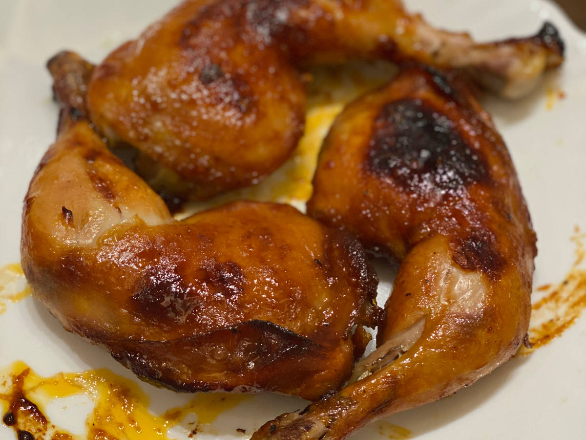 SOY AND HONEY GLAZED CHICKEN LEGS. Recipe Kitchen Stories