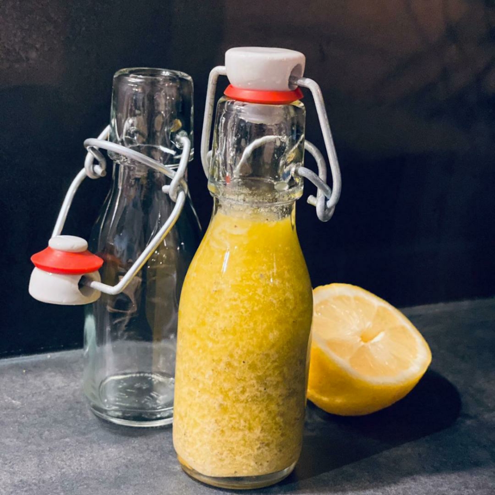 Zitronen-Pfeffer-Vinaigrette | Rezept | Kitchen Stories