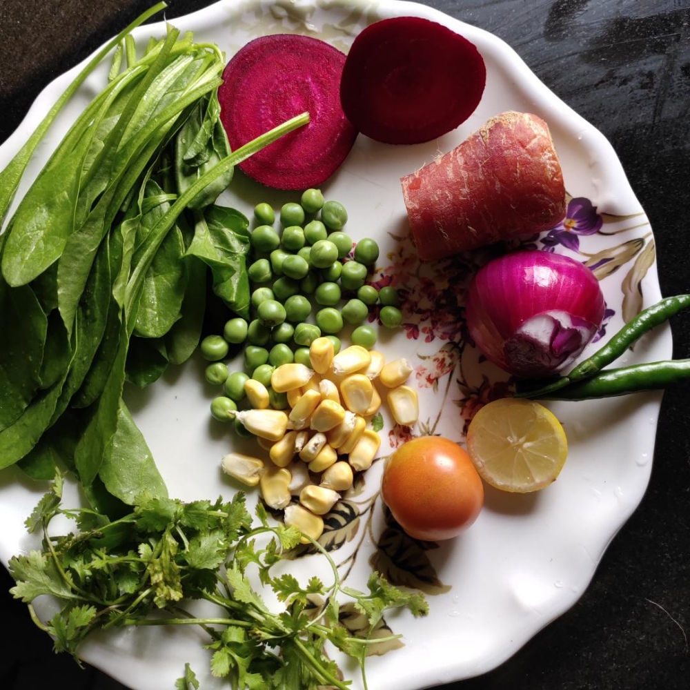 INDIAN PALAK GREEN SALAD WITHOUT CUCUMBER FOR WINTER Recipe Kitchen Stories
