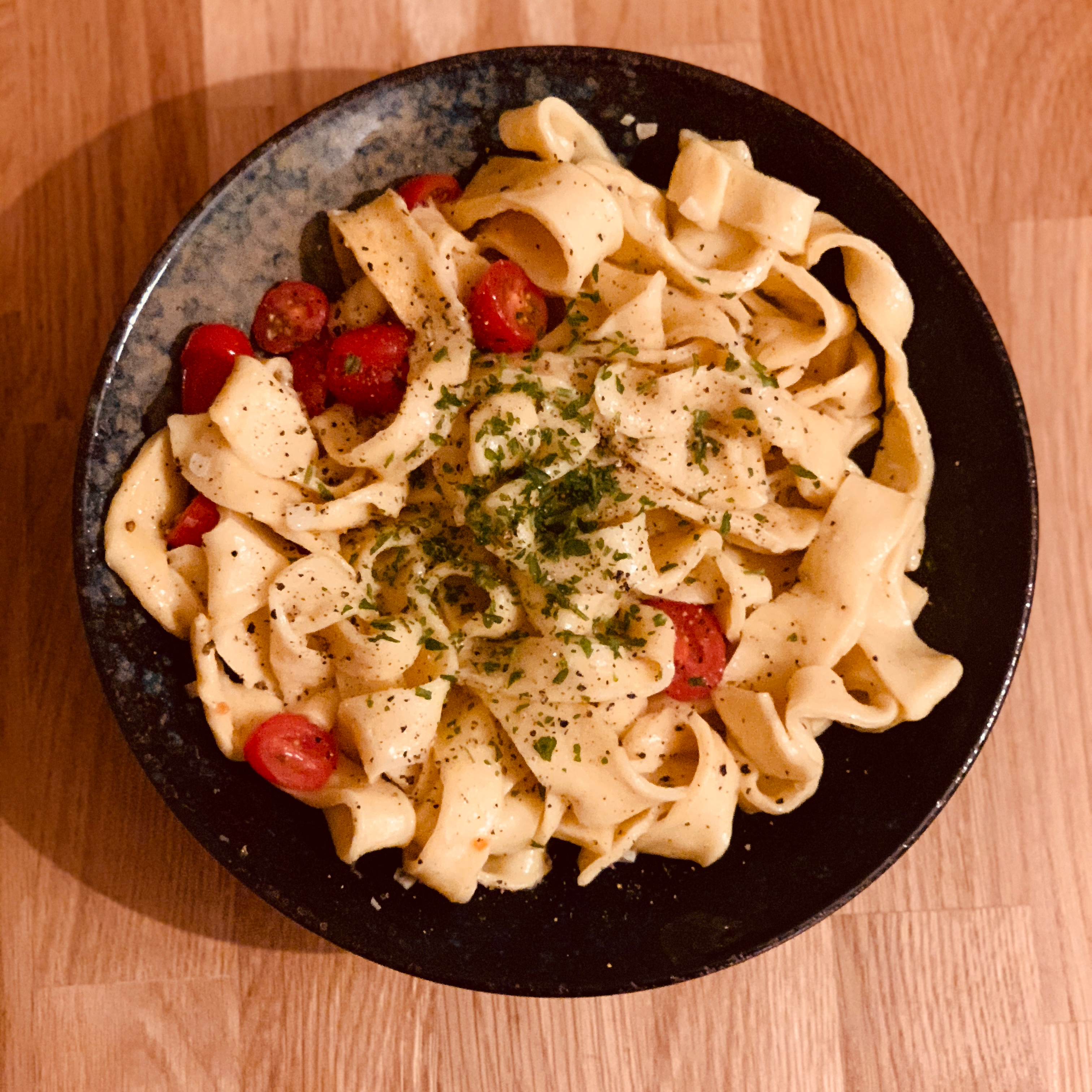 Handegemachte Tagliatelle / Nudeln
