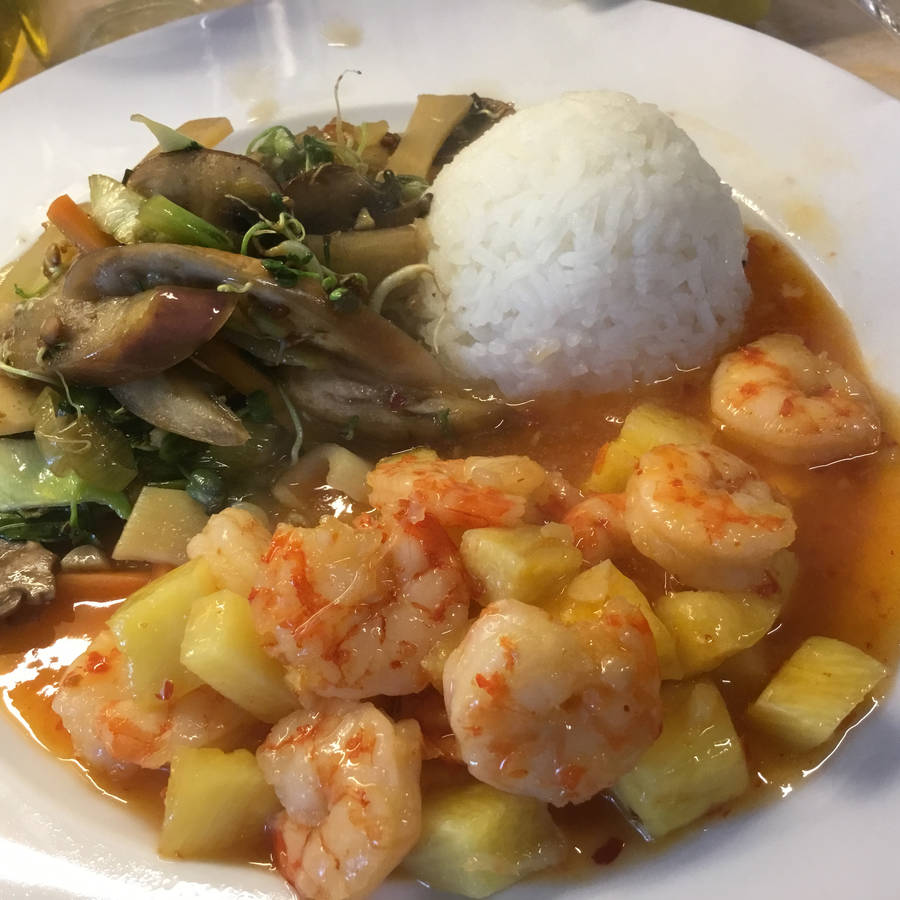 Süß-saure Garnelen mit Chinagemüse und Reis | Rezept | Kitchen Stories