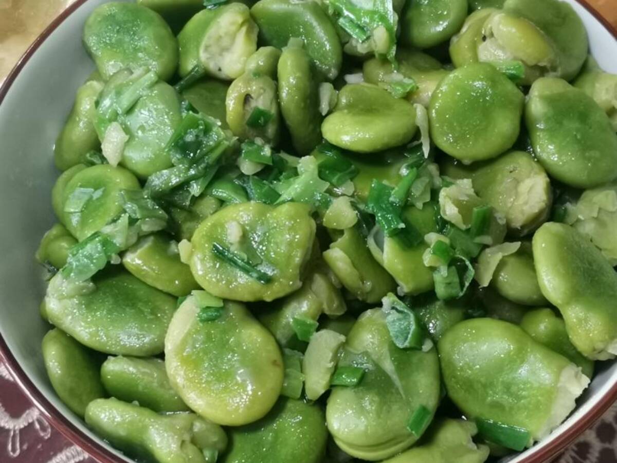 清炒蚕豆 食谱 厨房故事