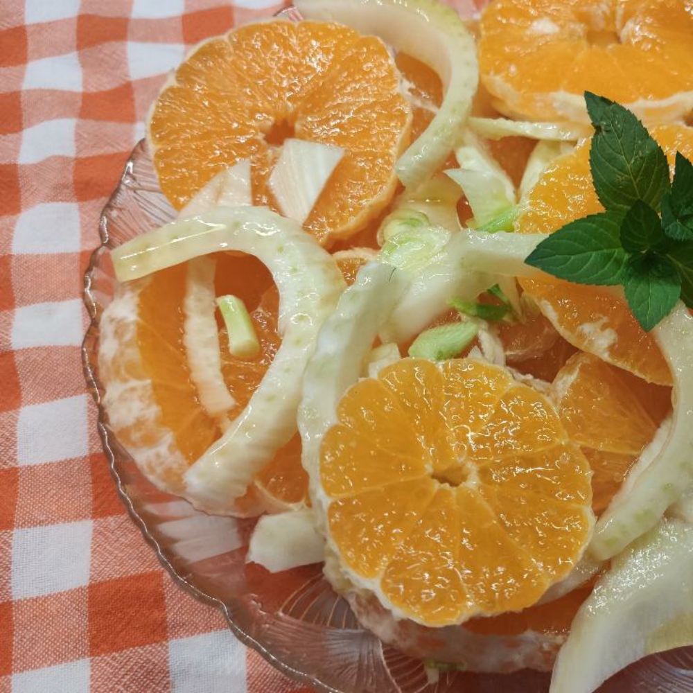Fruchtiger Orangen Fenchelsalat