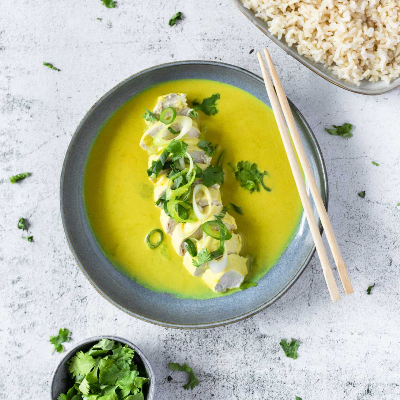 Coconut Curry Poached Chicken-image