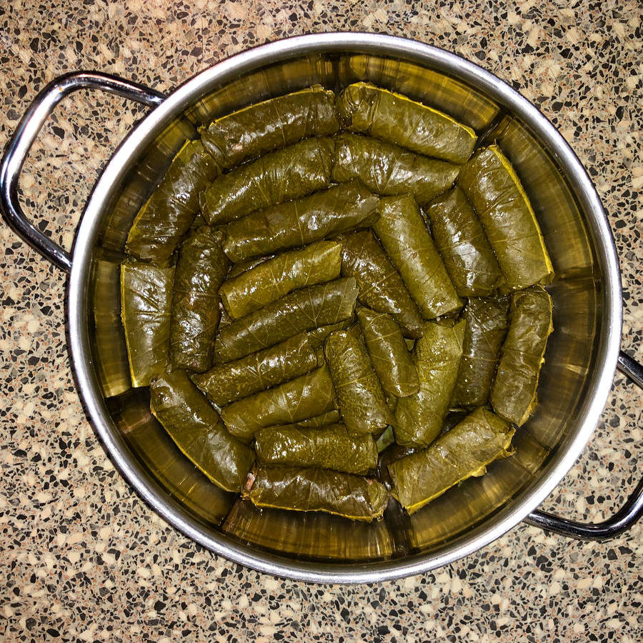 Armenian Dolma (Tolma) Served With YoghurtMint Sauce. Recipe