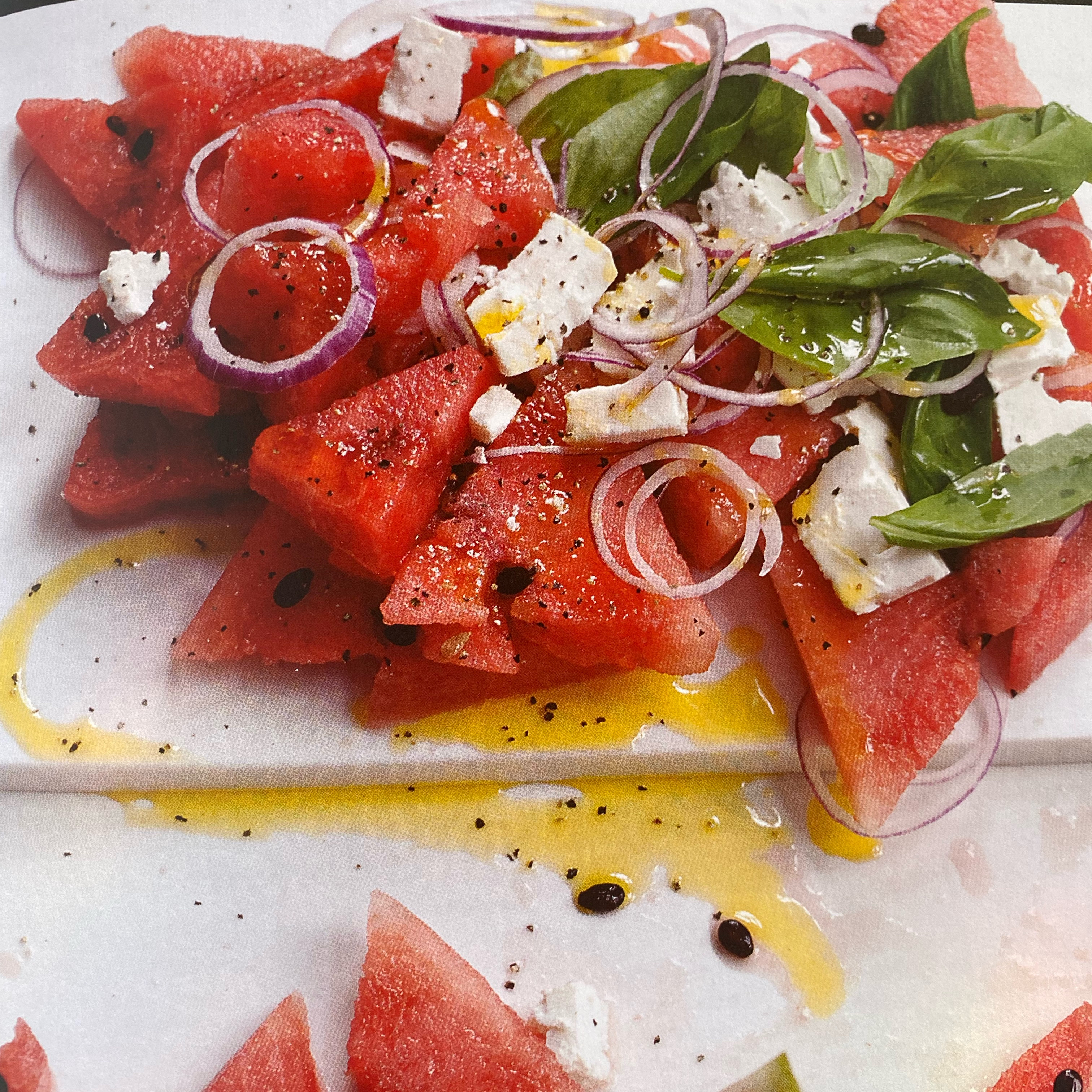 Wassermelone mit Feta