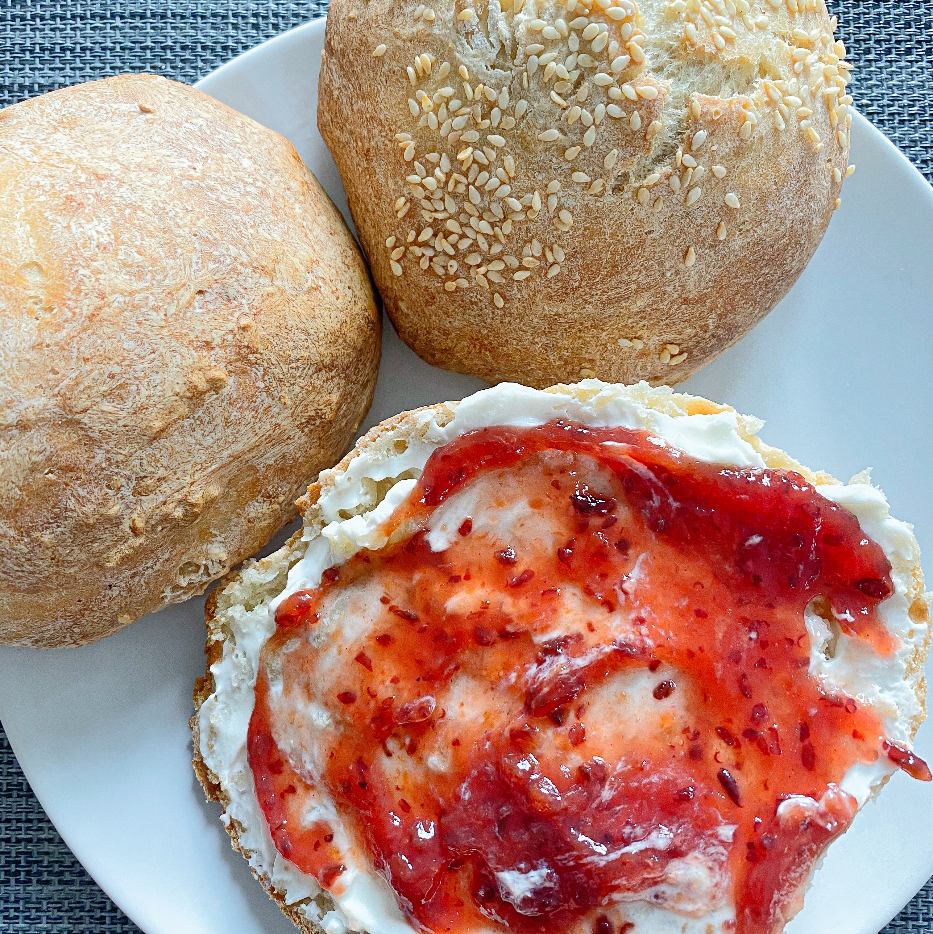 Schnelle Frühstücksbrötchen