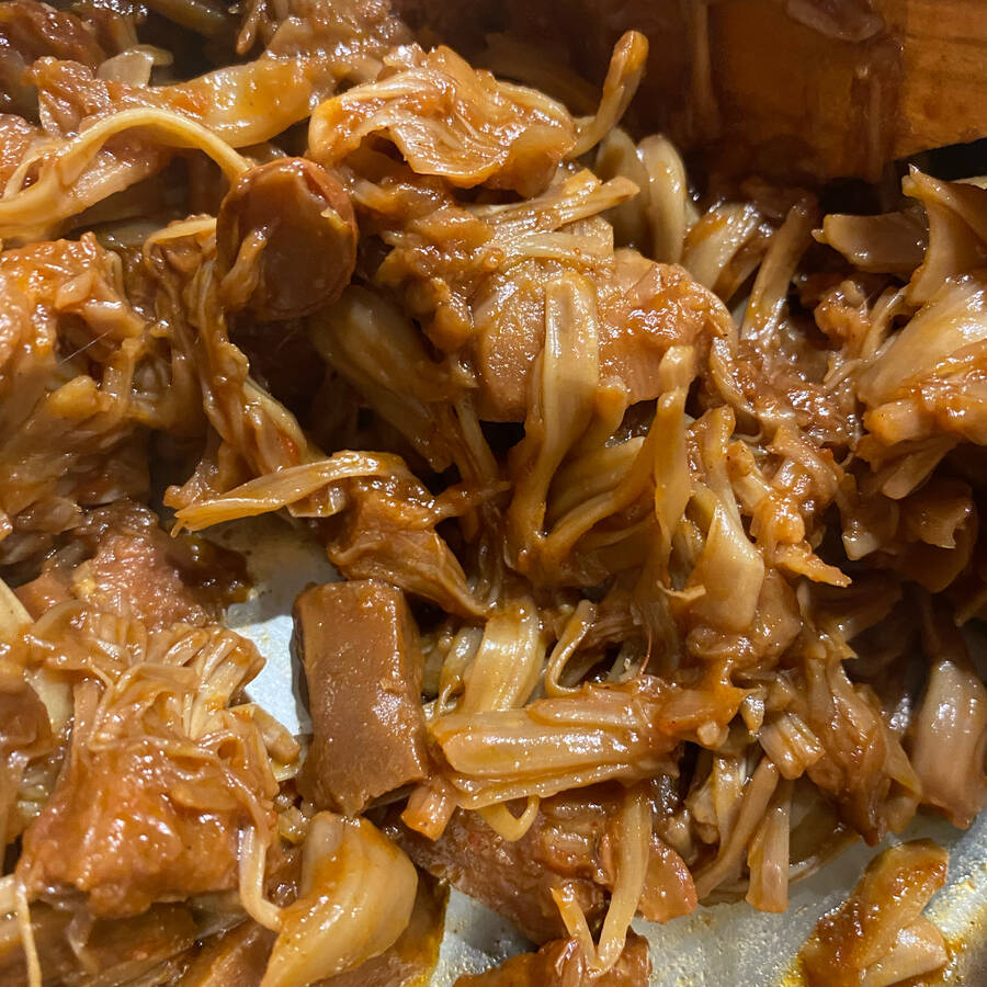 Wrap mit JackfruitBBQ Rezept Kitchen Stories