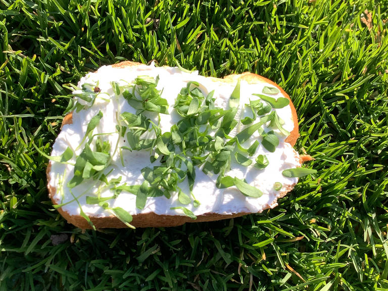 Kressebrot mit Philadelphia