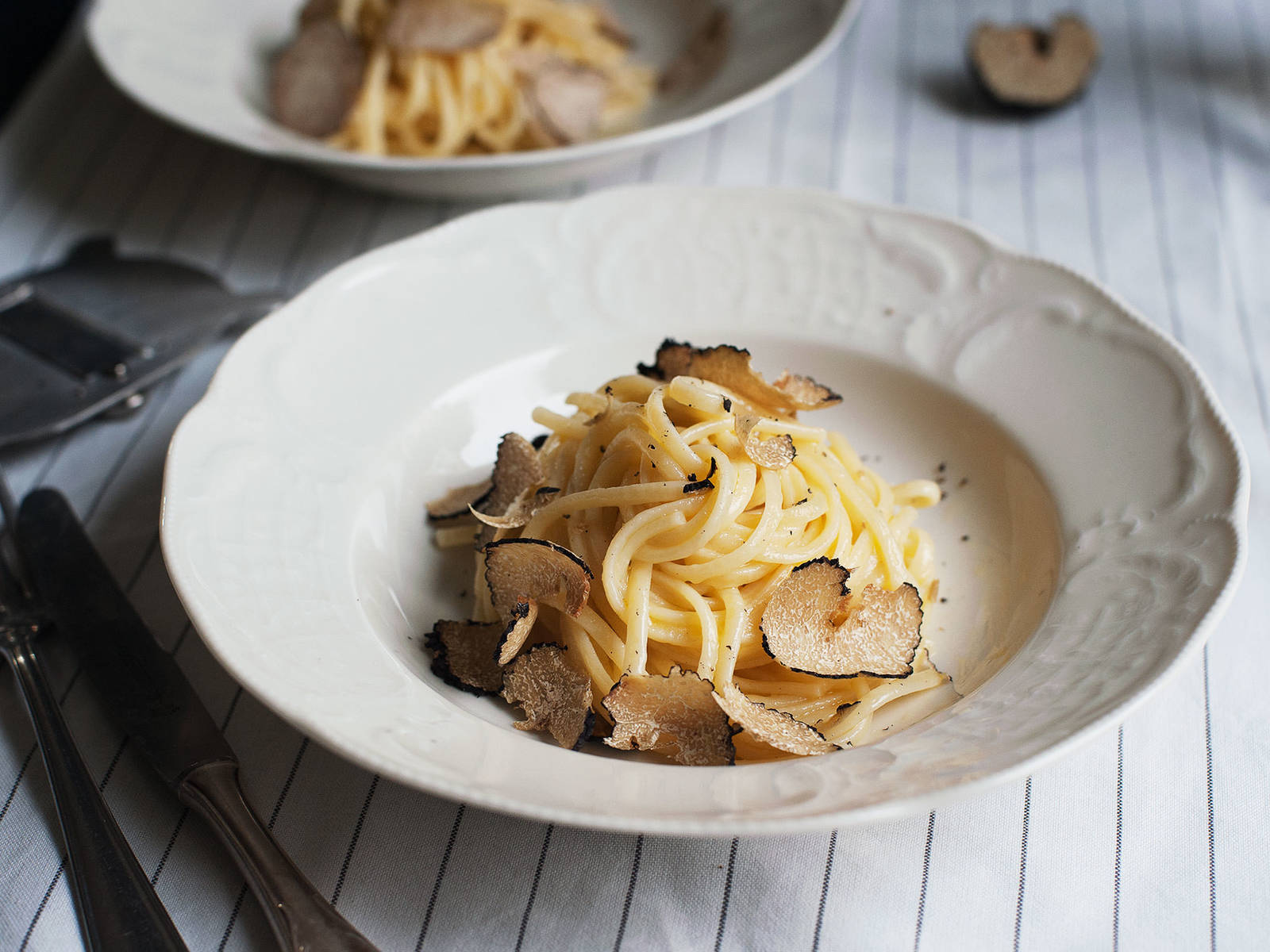 Simple pasta with fresh black truffle Recipe with Video Kitchen Stories