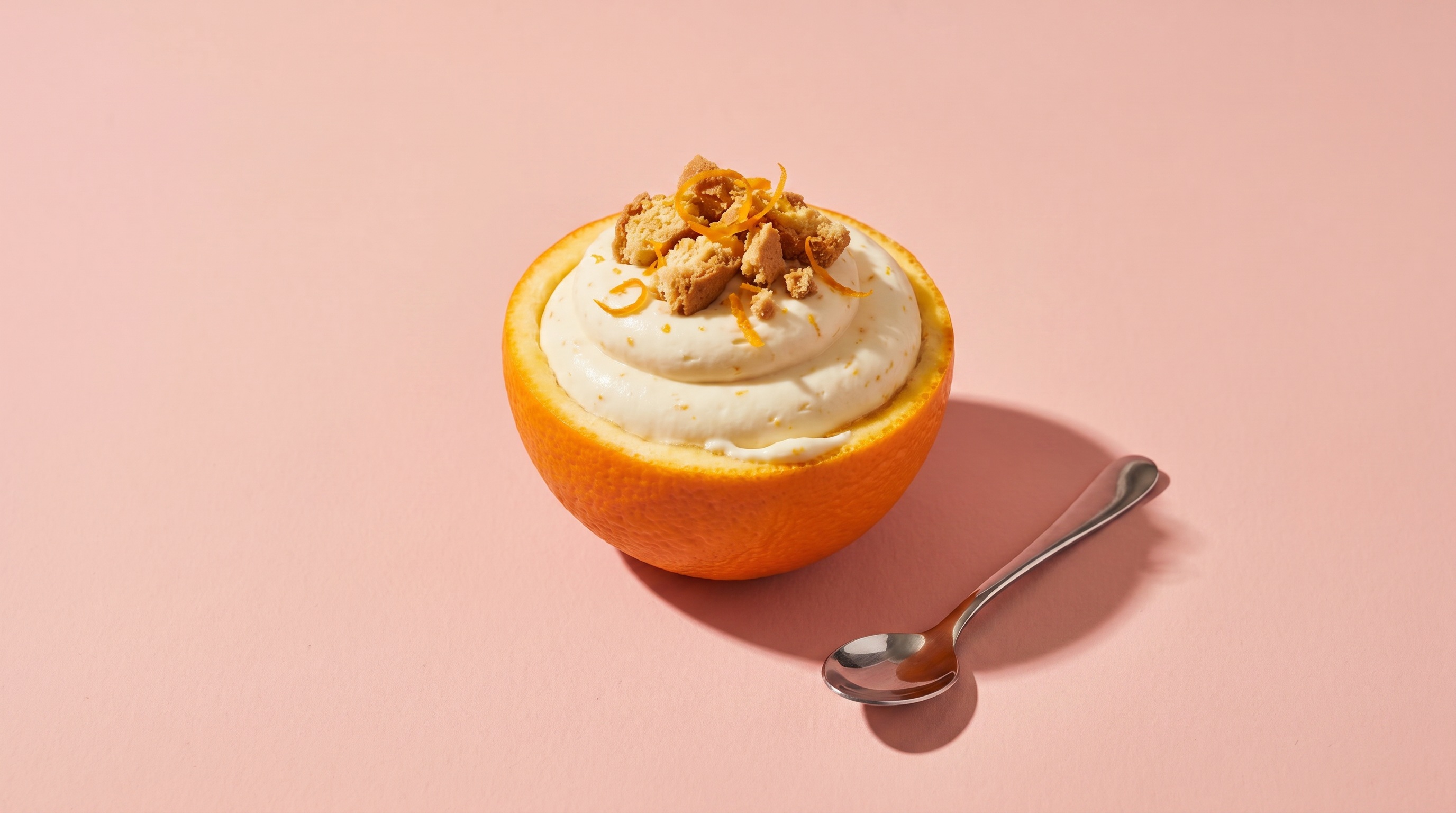 Ein Dessert direkt aus der Orangenschale: Fruchtiger geht's nicht