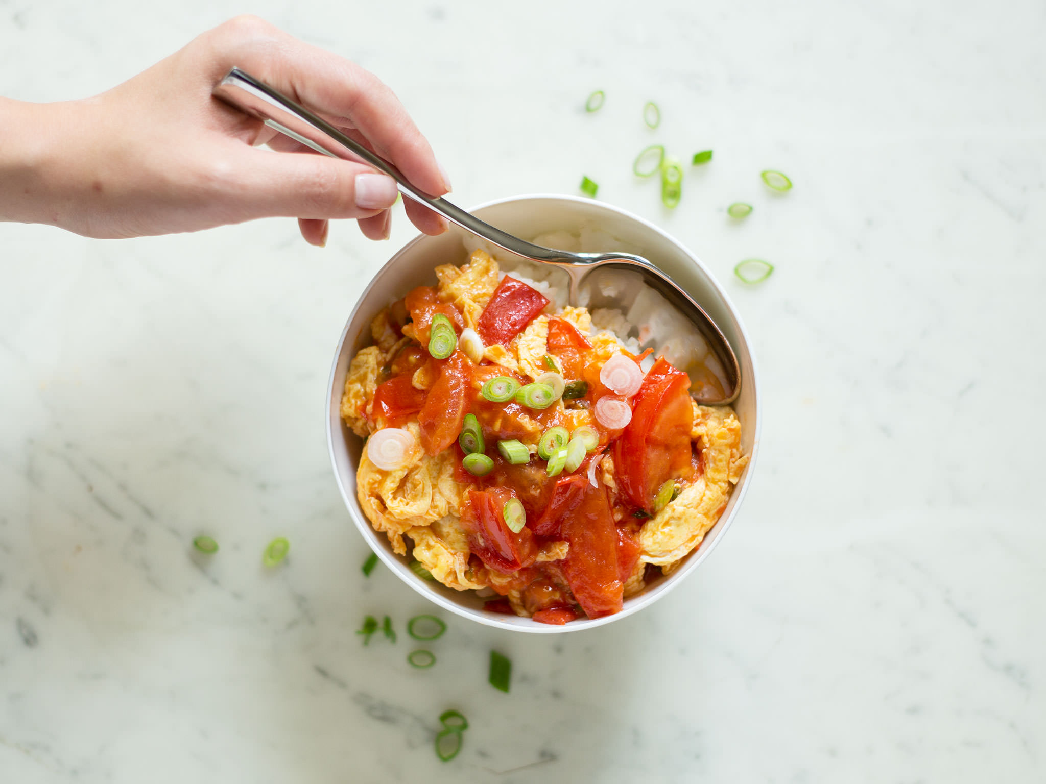 Tomatoes and egg Recipe with Video Kitchen Stories