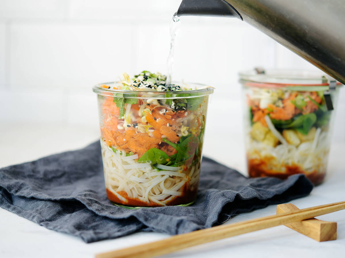 Noodle soup in a jar Recipe with Video Kitchen Stories