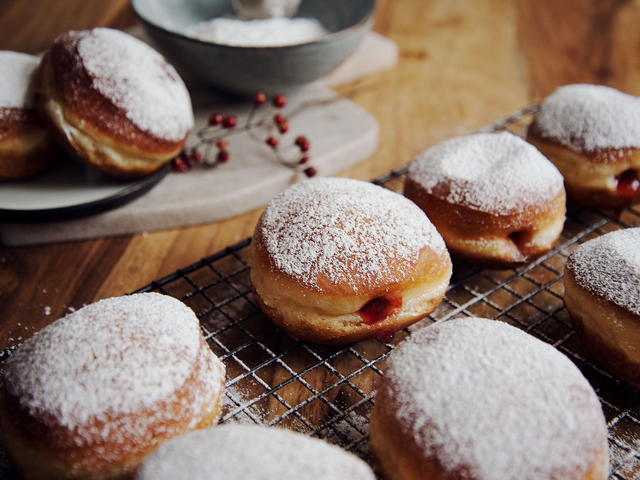 Jelly doughnuts Recipe with Video Kitchen Stories