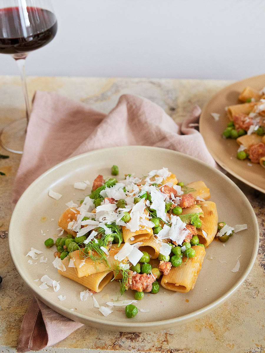 Mushroom ravioli with Parmesan foam