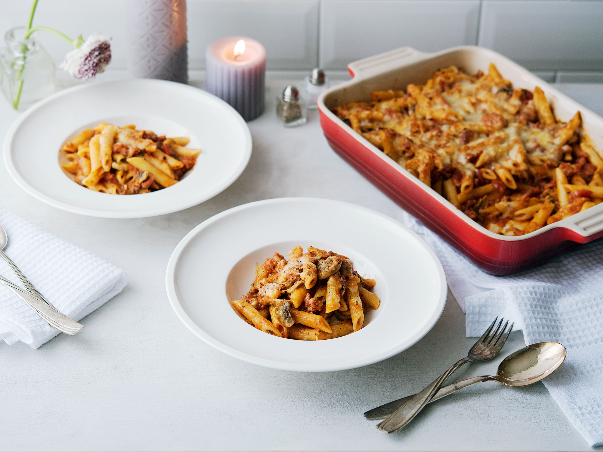 Baked ziti with Italian sausage Recipe with Video Kitchen Stories