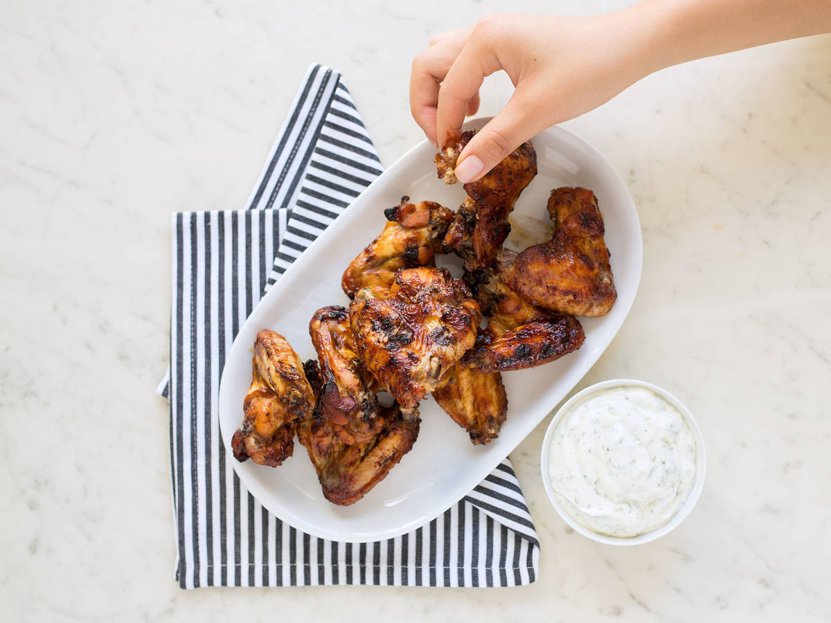 how bbq chicken wings