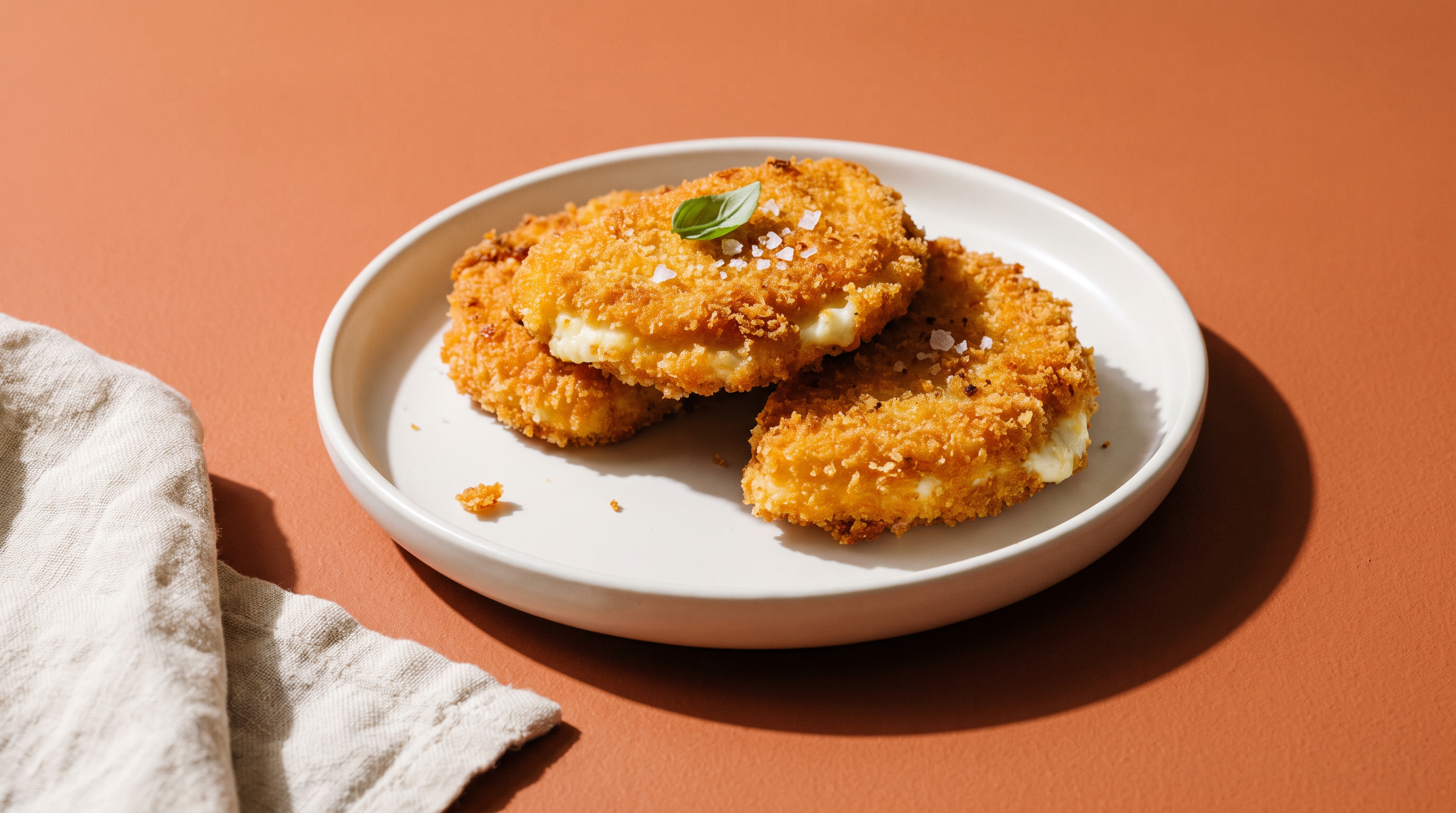 Knusprig gebratener Ricotta für deinen nächsten Aperitivo