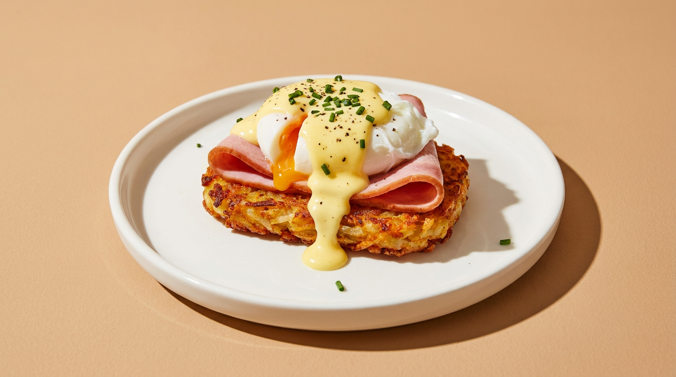Hashbrown-Eggs-Benedict: Das knusprige Upgrade für deinen Brunch