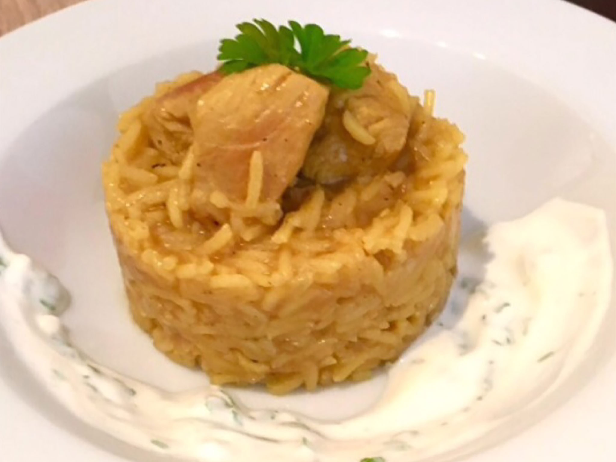 Middle-eastern rice curry-image