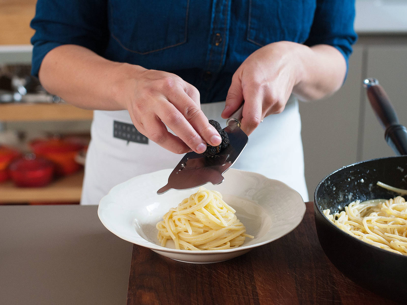 Simple pasta with fresh black truffle Recipe with Video Kitchen Stories