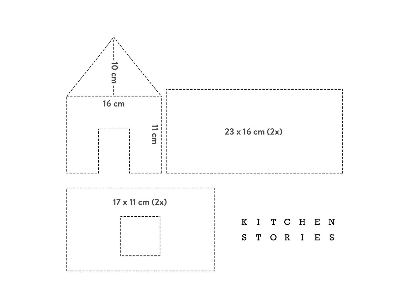 house cut out template