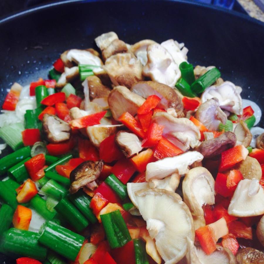 Omelette with shiitake mushrooms Recipe Kitchen Stories