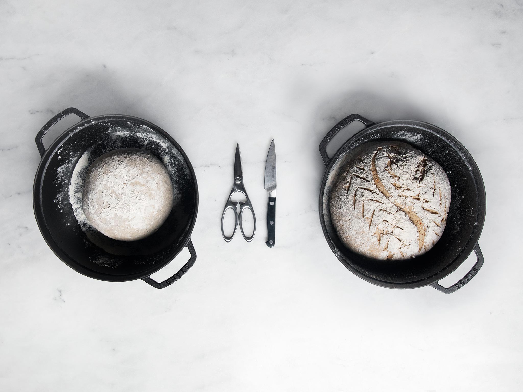 How to score and shape bread dough-image