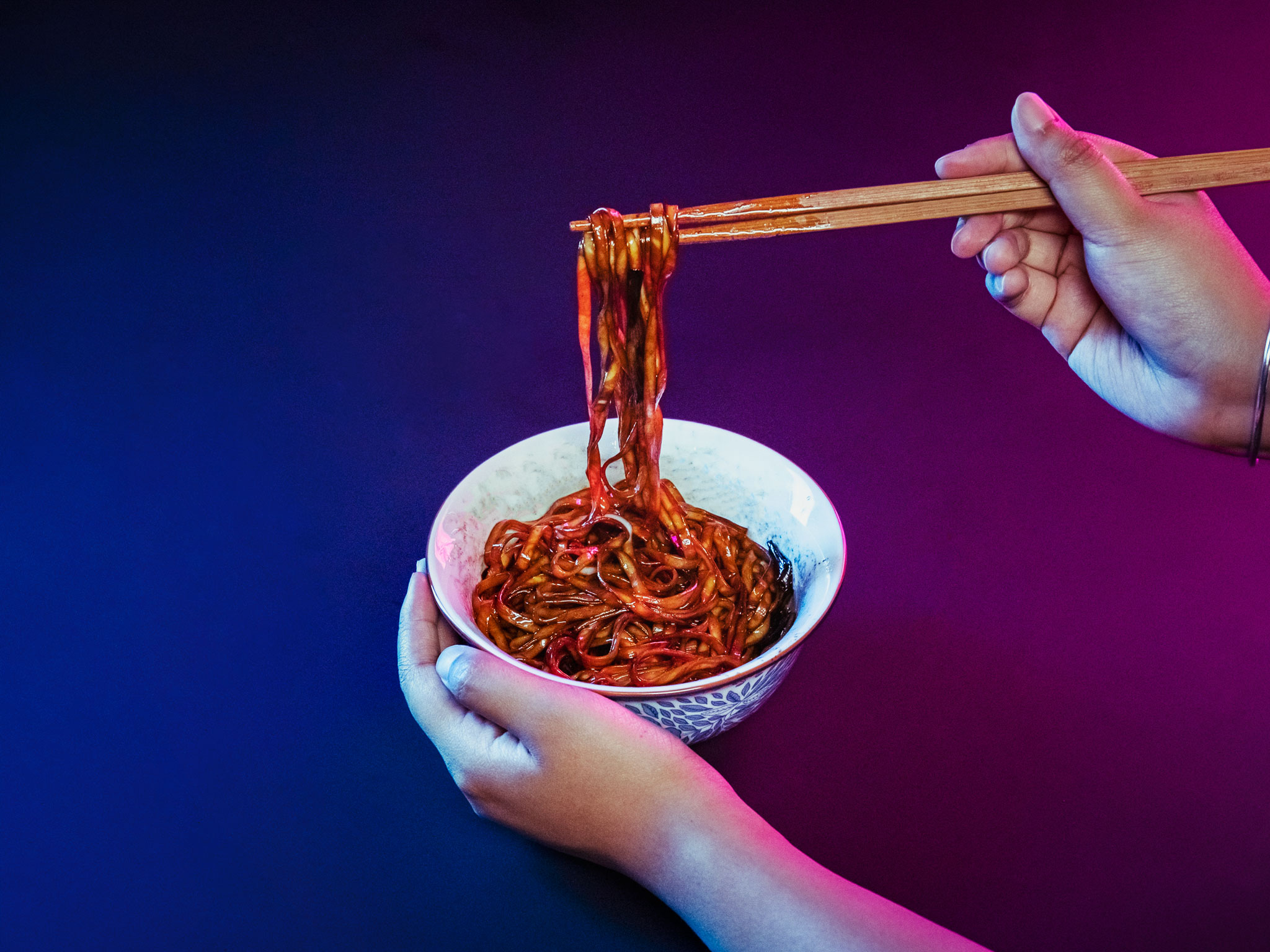 Scallion oil noodles-image