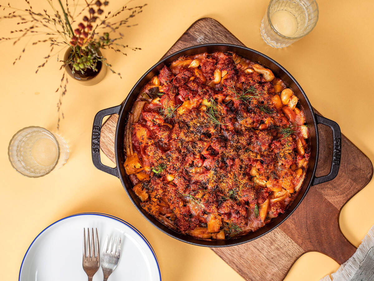 Bohnen-Cassoulet mit Fenchel, Speck und Salsiccia | Kitchen Stories ...