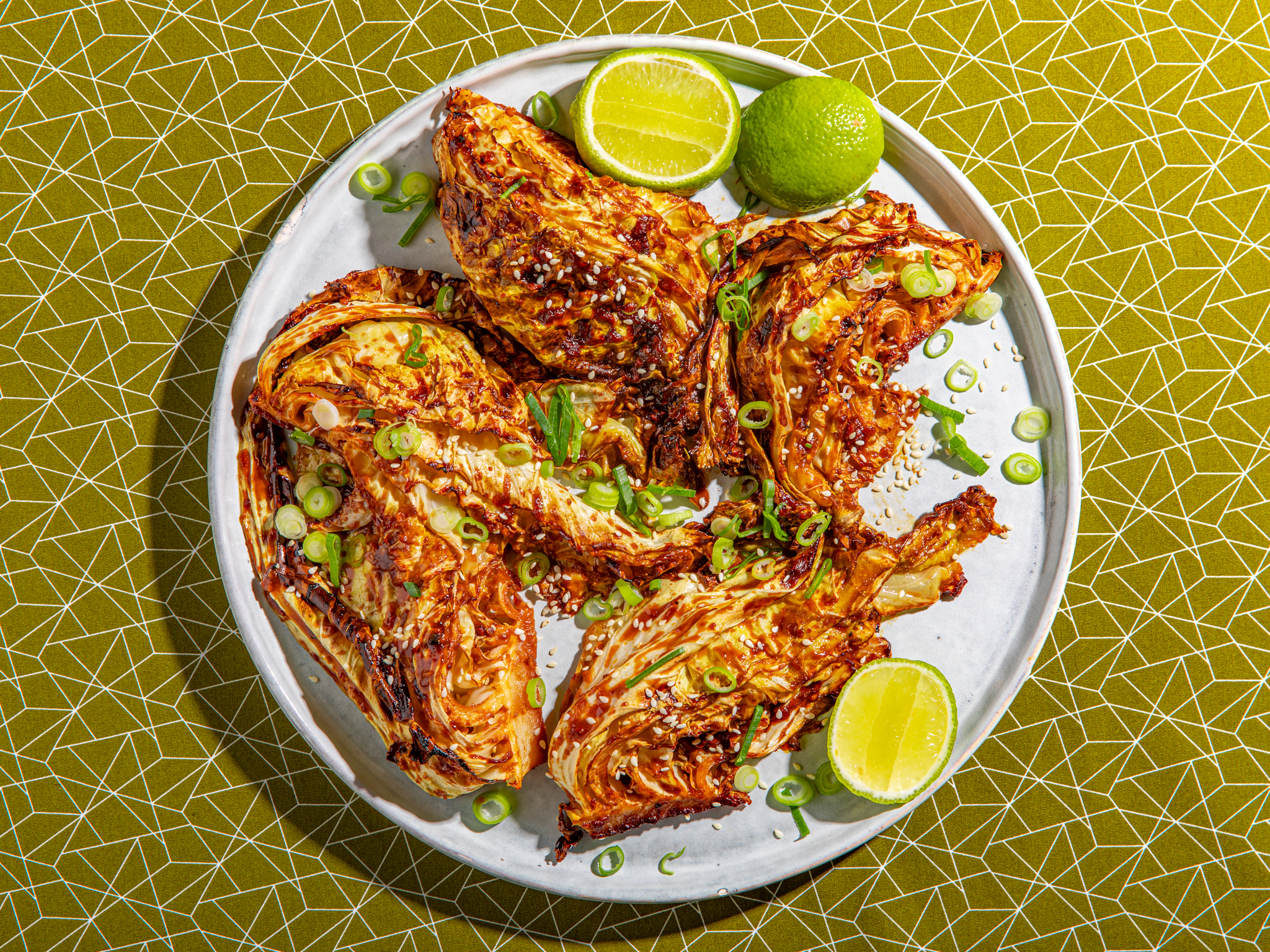 Easy miso glazed cabbage-image