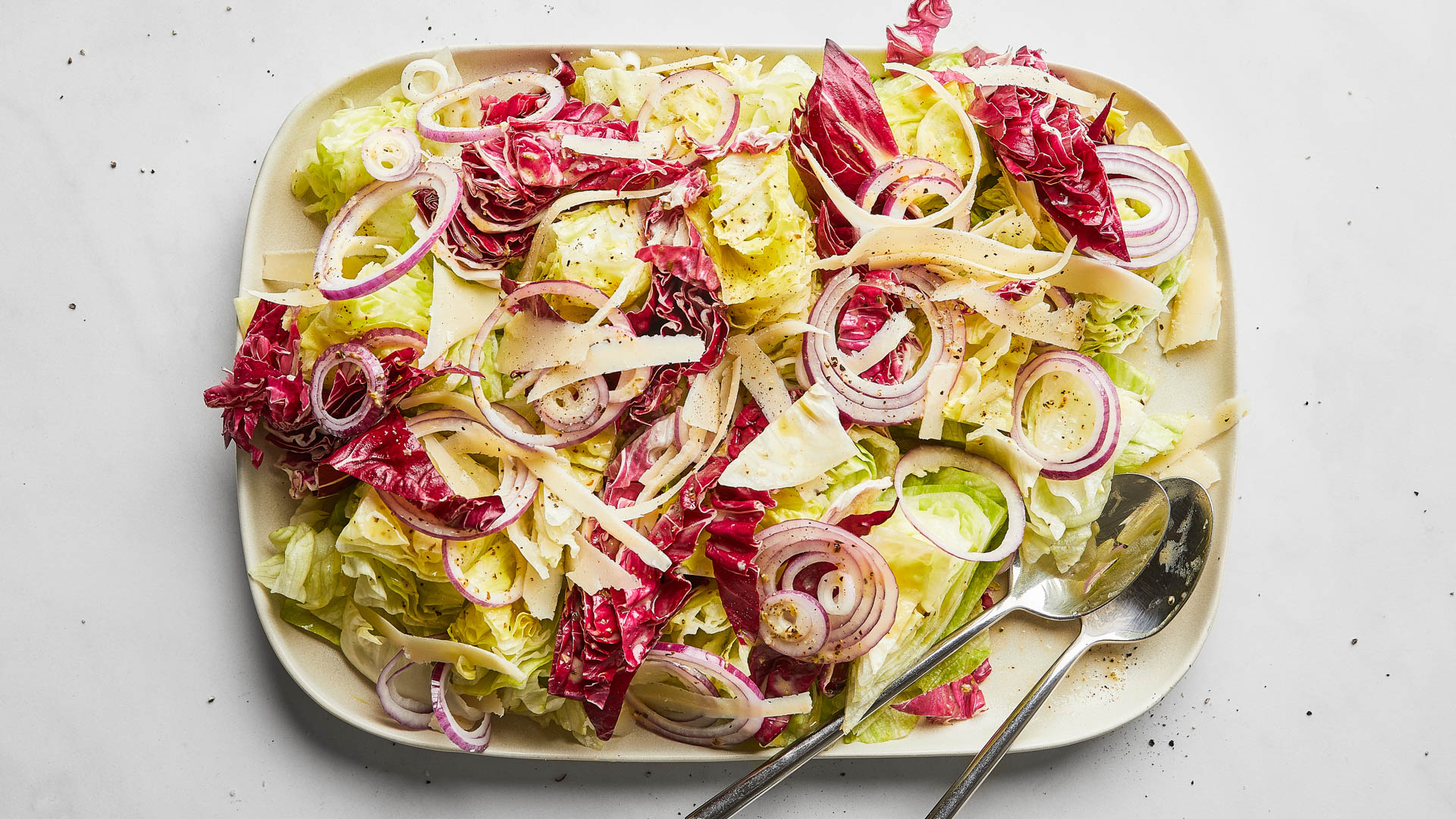 Iceberg wedge salad with Italian dressing-image