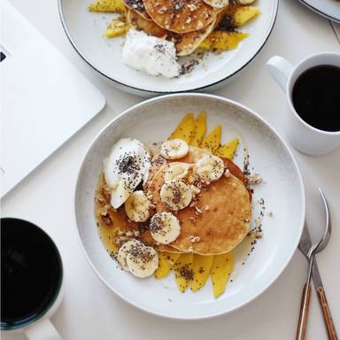 Amerikanische Pancakes