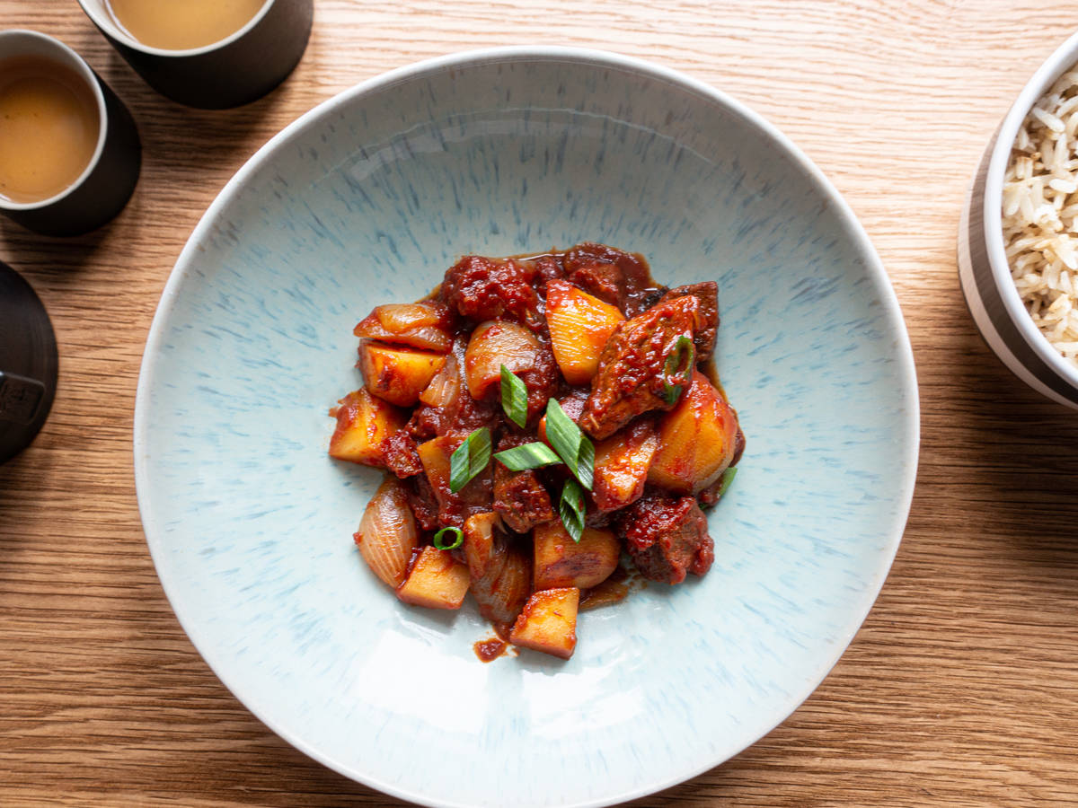 Chinese beef stew with canned tomatoes and potato Recipe Kitchen
