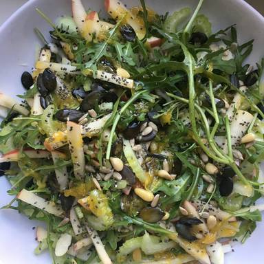 Fenchel-Rucola-Apfelsalat