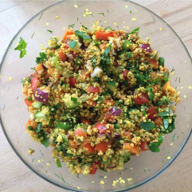 Kisir – Turkish bulgur salad