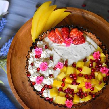 Spiced yogurt tart